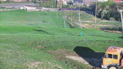 Horní část sjezdovky skiareálu Hlubočky