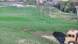 Horní část sjezdovky skiareálu Hlubočky