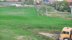 Horní část sjezdovky skiareálu Hlubočky