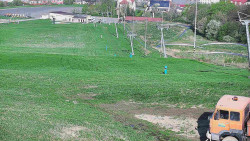 Horní část sjezdovky skiareálu Hlubočky