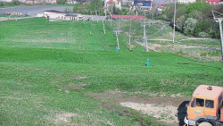 Horní část sjezdovky skiareálu Hlubočky