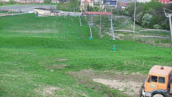 Horní část sjezdovky skiareálu Hlubočky