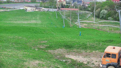 Horní část sjezdovky skiareálu Hlubočky