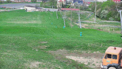 Horní část sjezdovky skiareálu Hlubočky