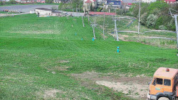 Horní část sjezdovky skiareálu Hlubočky