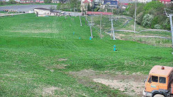 Horní část sjezdovky skiareálu Hlubočky