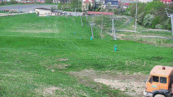 Horní část sjezdovky skiareálu Hlubočky