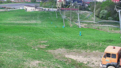 Horní část sjezdovky skiareálu Hlubočky