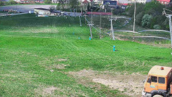 Horní část sjezdovky skiareálu Hlubočky