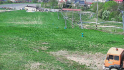 Horní část sjezdovky skiareálu Hlubočky