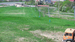 Horní část sjezdovky skiareálu Hlubočky