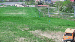 Horní část sjezdovky skiareálu Hlubočky