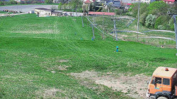 Horní část sjezdovky skiareálu Hlubočky