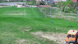 Horní část sjezdovky skiareálu Hlubočky