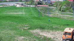 Horní část sjezdovky skiareálu Hlubočky