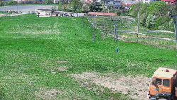 Horní část sjezdovky skiareálu Hlubočky