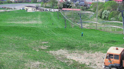 Horní část sjezdovky skiareálu Hlubočky