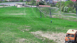 Horní část sjezdovky skiareálu Hlubočky