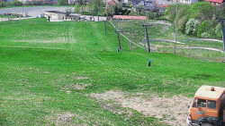 Horní část sjezdovky skiareálu Hlubočky