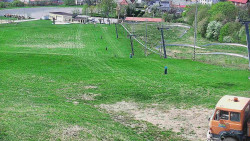 Horní část sjezdovky skiareálu Hlubočky