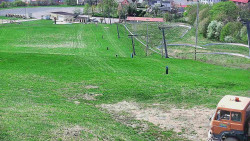 Horní část sjezdovky skiareálu Hlubočky