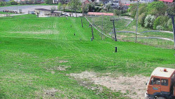 Horní část sjezdovky skiareálu Hlubočky