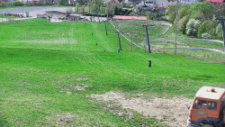 Horní část sjezdovky skiareálu Hlubočky