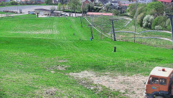 Horní část sjezdovky skiareálu Hlubočky