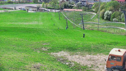 Horní část sjezdovky skiareálu Hlubočky