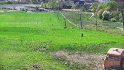 Horní část sjezdovky skiareálu Hlubočky