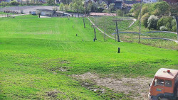 Horní část sjezdovky skiareálu Hlubočky