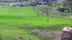 Horní část sjezdovky skiareálu Hlubočky