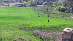 Horní část sjezdovky skiareálu Hlubočky