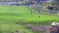 Horní část sjezdovky skiareálu Hlubočky