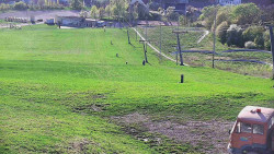 Horní část sjezdovky skiareálu Hlubočky