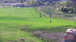 Horní část sjezdovky skiareálu Hlubočky