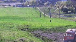 Horní část sjezdovky skiareálu Hlubočky