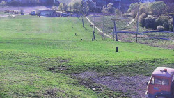 Horní část sjezdovky skiareálu Hlubočky