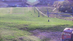 Horní část sjezdovky skiareálu Hlubočky