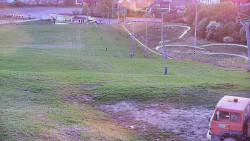 Horní část sjezdovky skiareálu Hlubočky