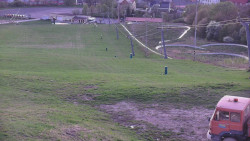 Horní část sjezdovky skiareálu Hlubočky