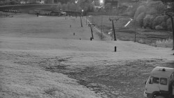 Horní část sjezdovky skiareálu Hlubočky