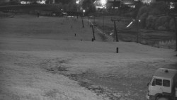 Horní část sjezdovky skiareálu Hlubočky