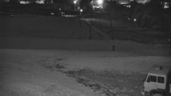 Horní část sjezdovky skiareálu Hlubočky