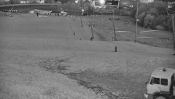 Horní část sjezdovky skiareálu Hlubočky