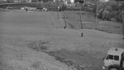 Horní část sjezdovky skiareálu Hlubočky