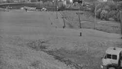 Horní část sjezdovky skiareálu Hlubočky