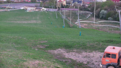 Horní část sjezdovky skiareálu Hlubočky