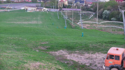 Horní část sjezdovky skiareálu Hlubočky