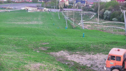 Horní část sjezdovky skiareálu Hlubočky